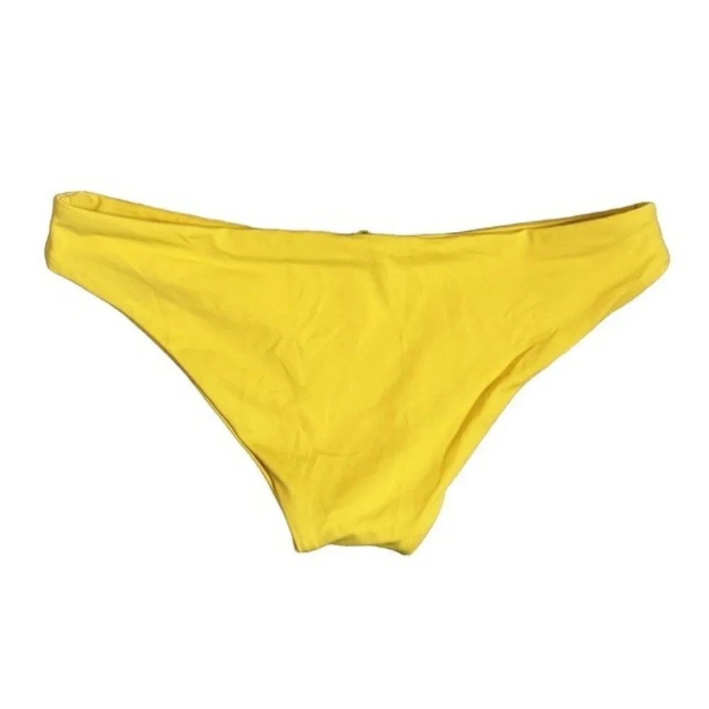 NWOT LSpace Small Sandy Bikini Bottoms Classic Yellow MSRP $70